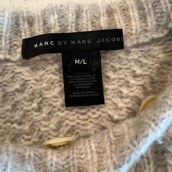 Marc by Marc Jacobs Connolly Sweater in Antique White Melange. Size M/L - Picture 10 of 12